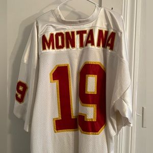 Number 19 Joe Montana Kansas City Chiefs Jersey size 56